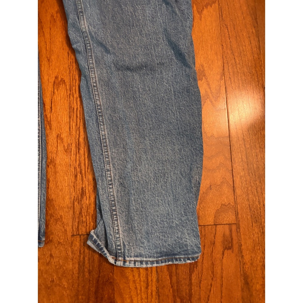 Abercrombie & Fitch The 90's Straight Ultra High Rise Jeans Size 36x22 - Picture 3 of 11
